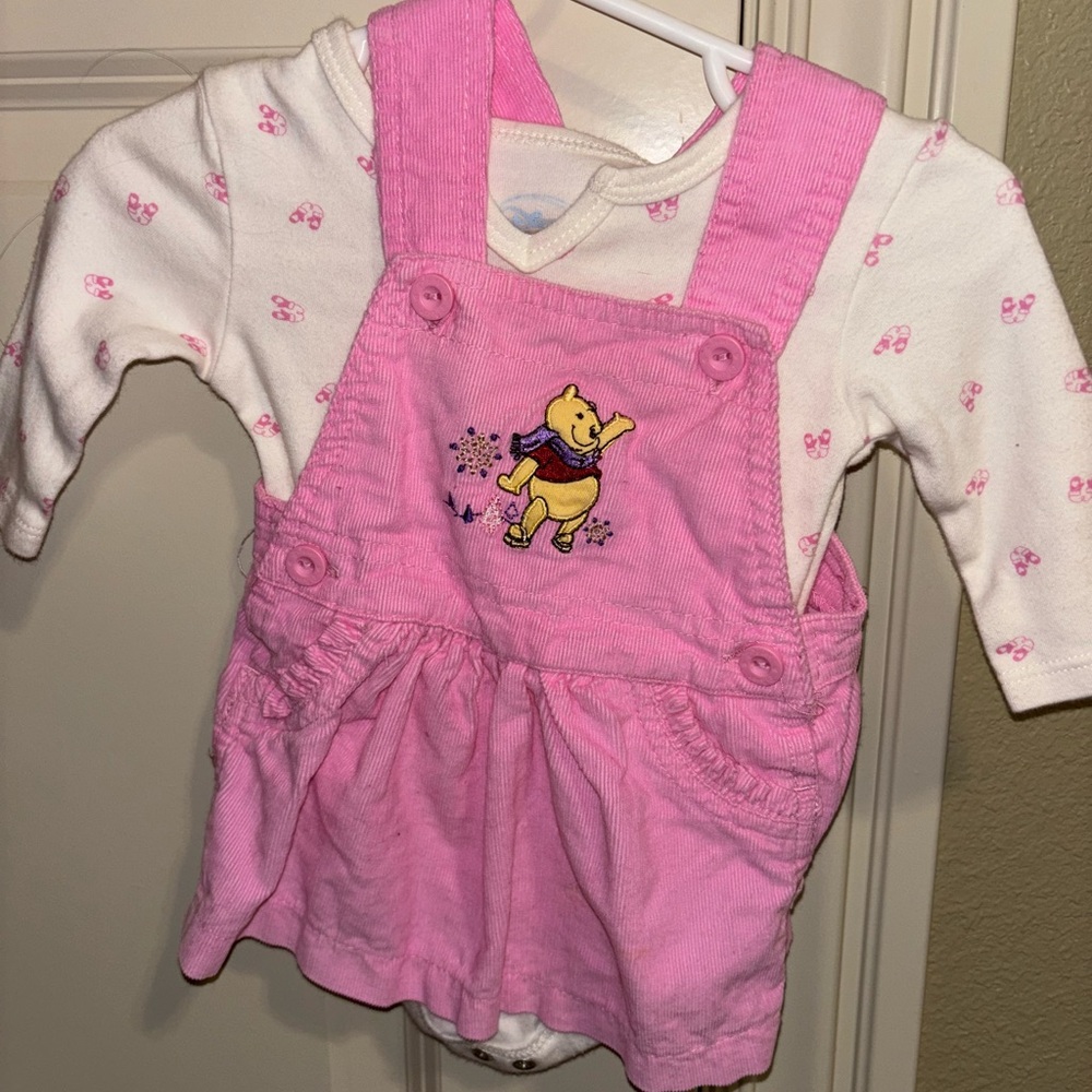 Pink Winnie the Pooh vintage baby